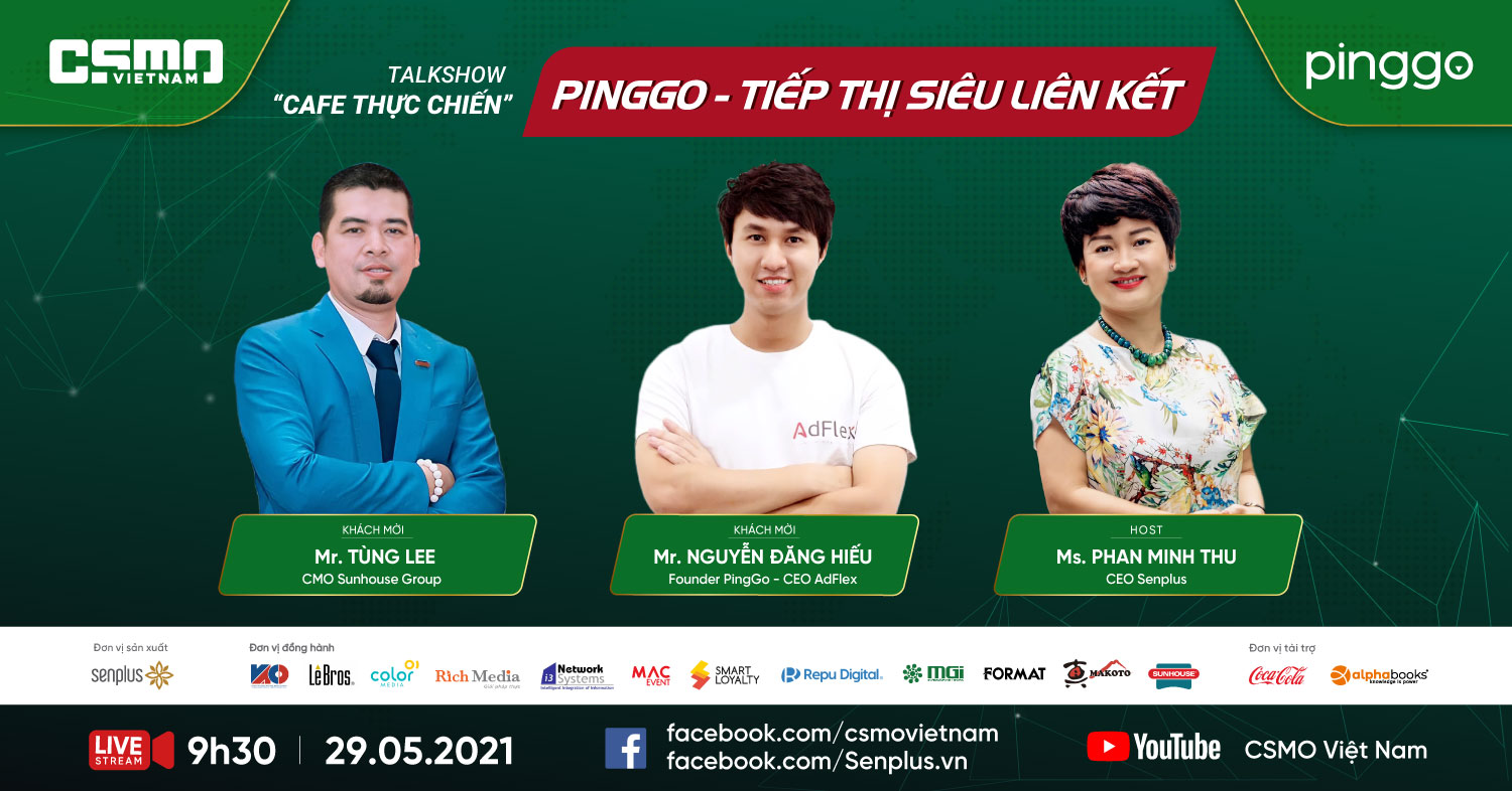 Cafe thực chiến: Pinggo – Tiếp thị siêu liên kết