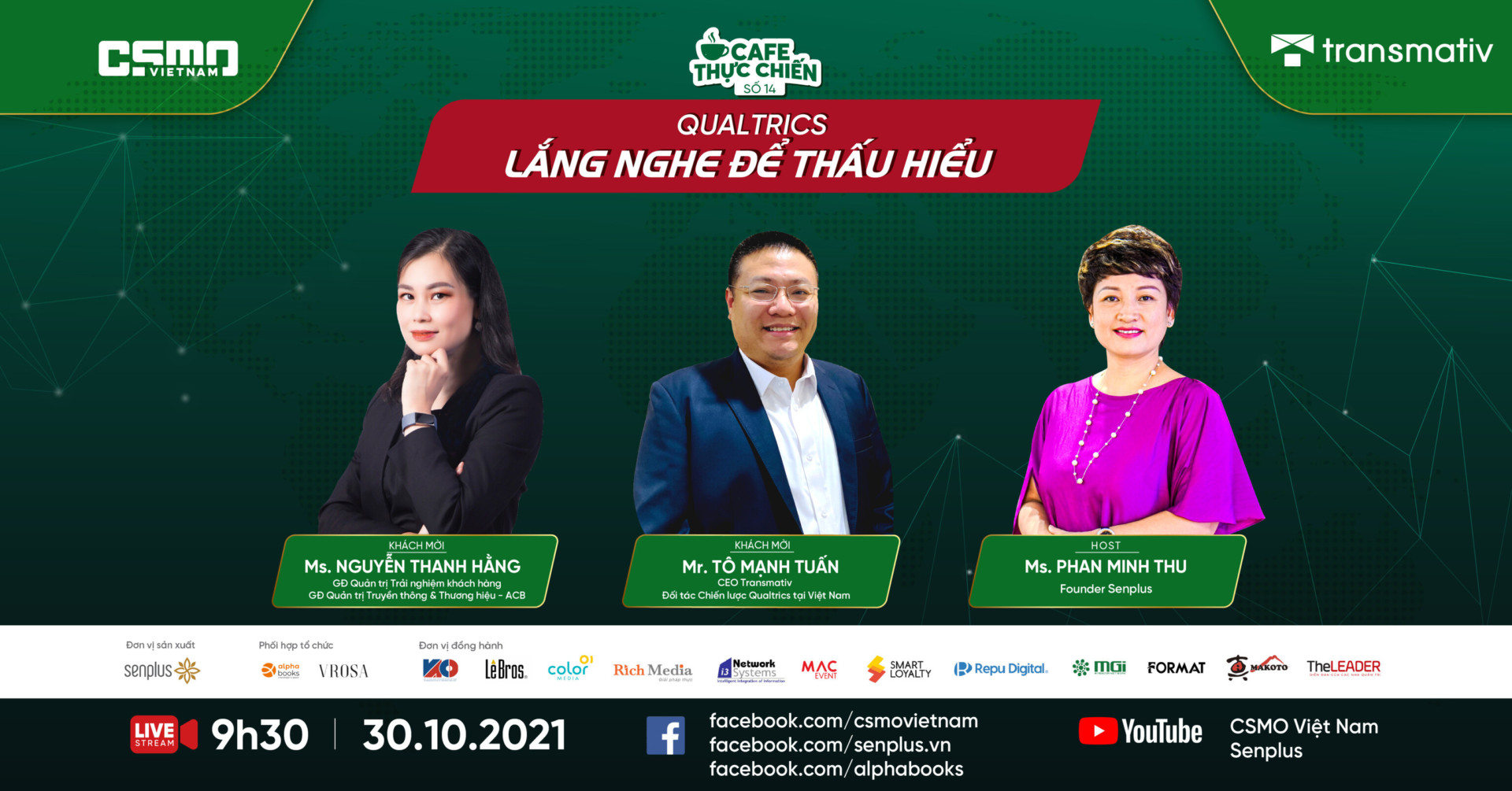 Cafe thực chiến: Qualtrics – Lắng nghe để thấu hiểu
