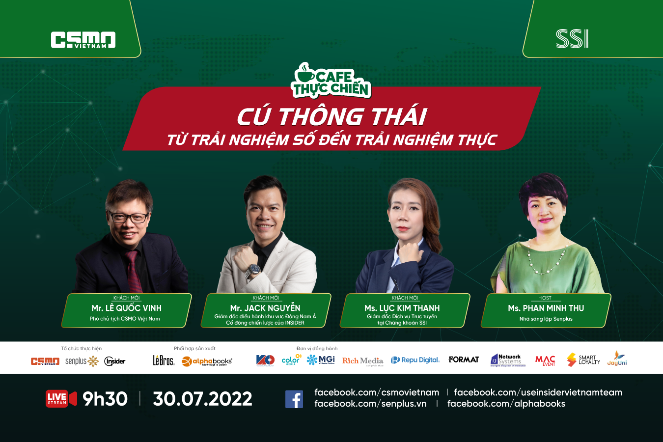 Cafe thực chiến: “Cú Thông Thái – Từ trải nghiệm số đến trải nghiệm thực