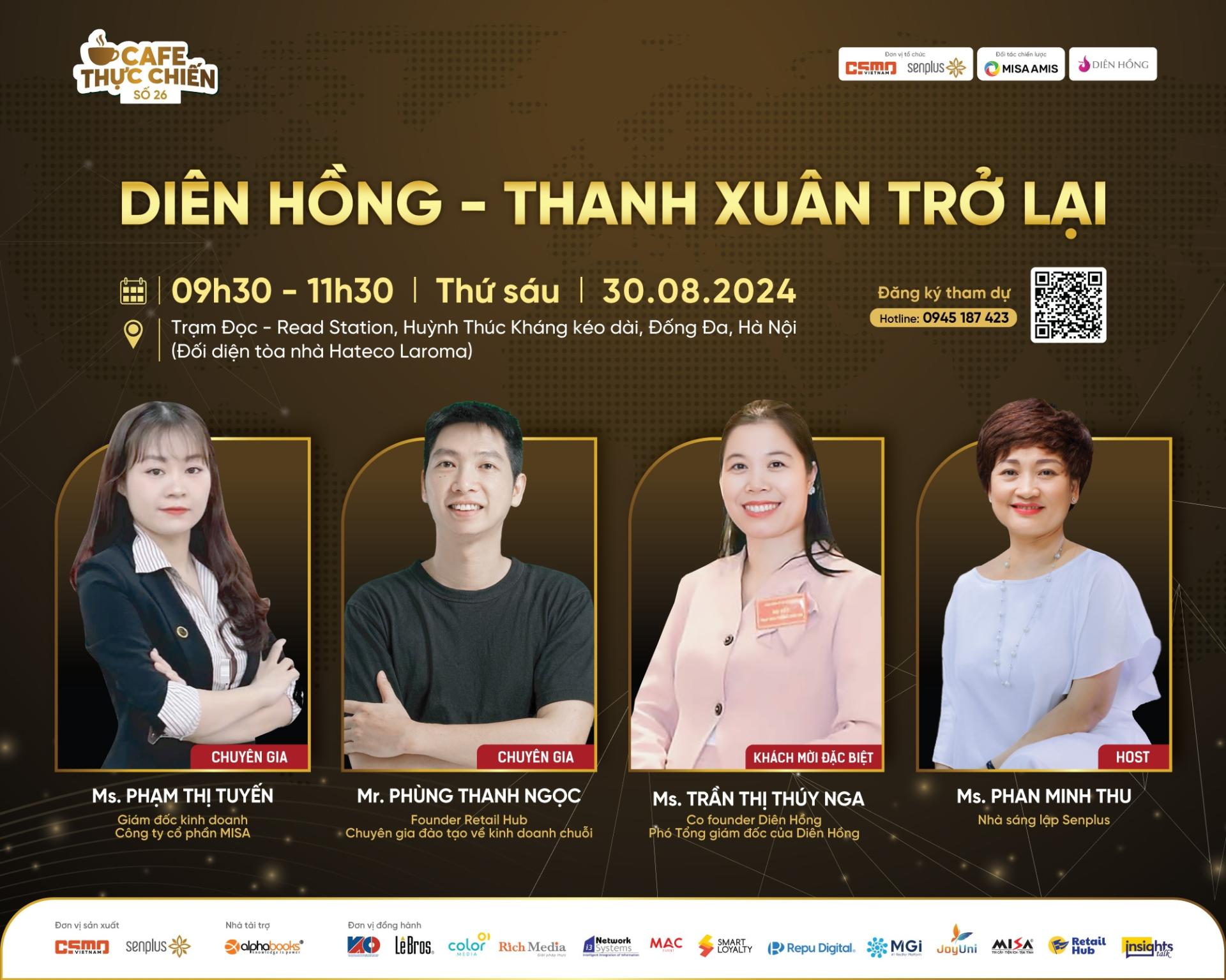 CAFE THỰC CHIẾN SỐ 26 – DIÊN HỒNG – THANH XUÂN TRỞ LẠI
