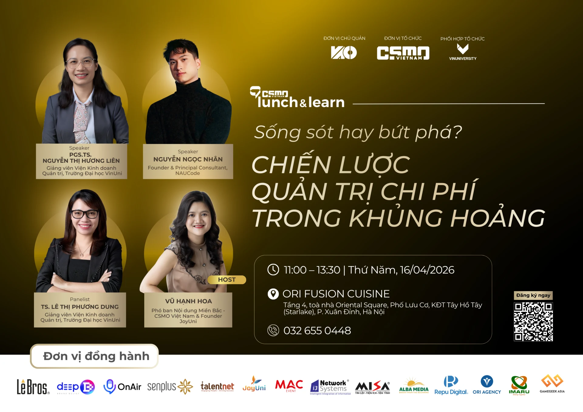 Survive or Thrive? Cost Management Strategies in Crisis – Sống sót hay bứt phá? Chiến lược quản trị chi phí trong khủng hoảng
